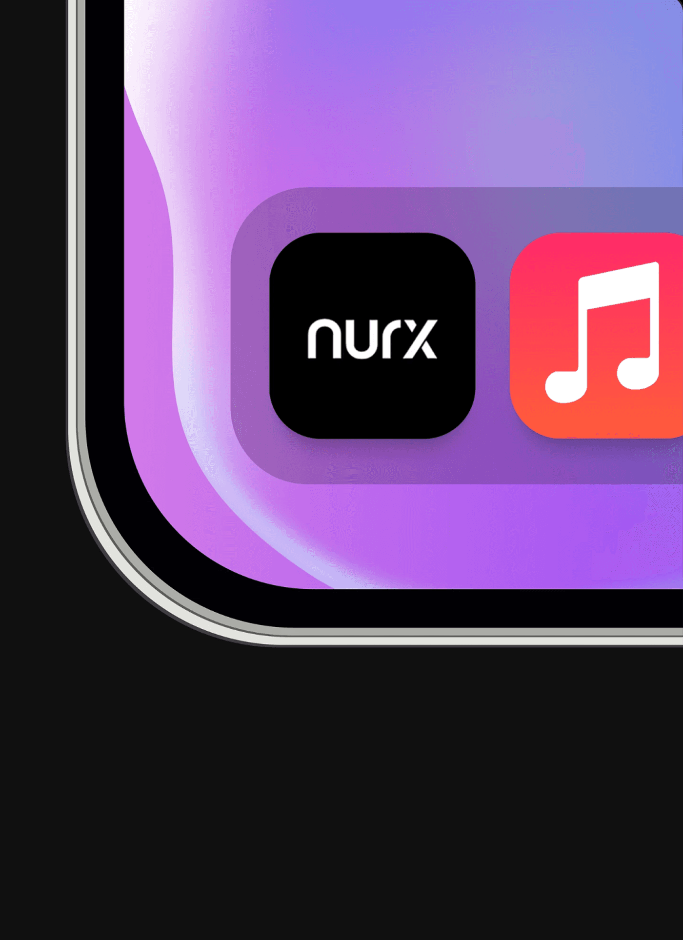 app folder on a mobile phone